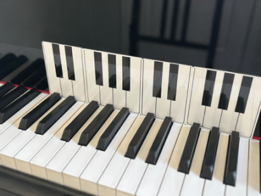 鍵盤カード（黒鍵3コ7枚・黒鍵２コ7枚）